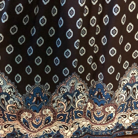 Xhilaration Black Floral Dress Size L - Picture 5 of 5